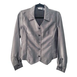 Croft & Barrow Metallic Blouse